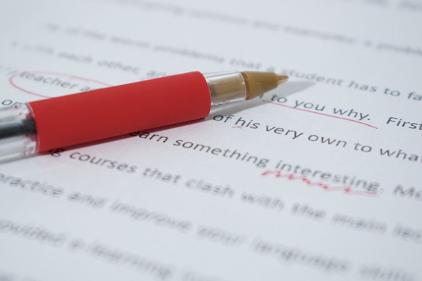 What is the main purpose of proofreading a paper?